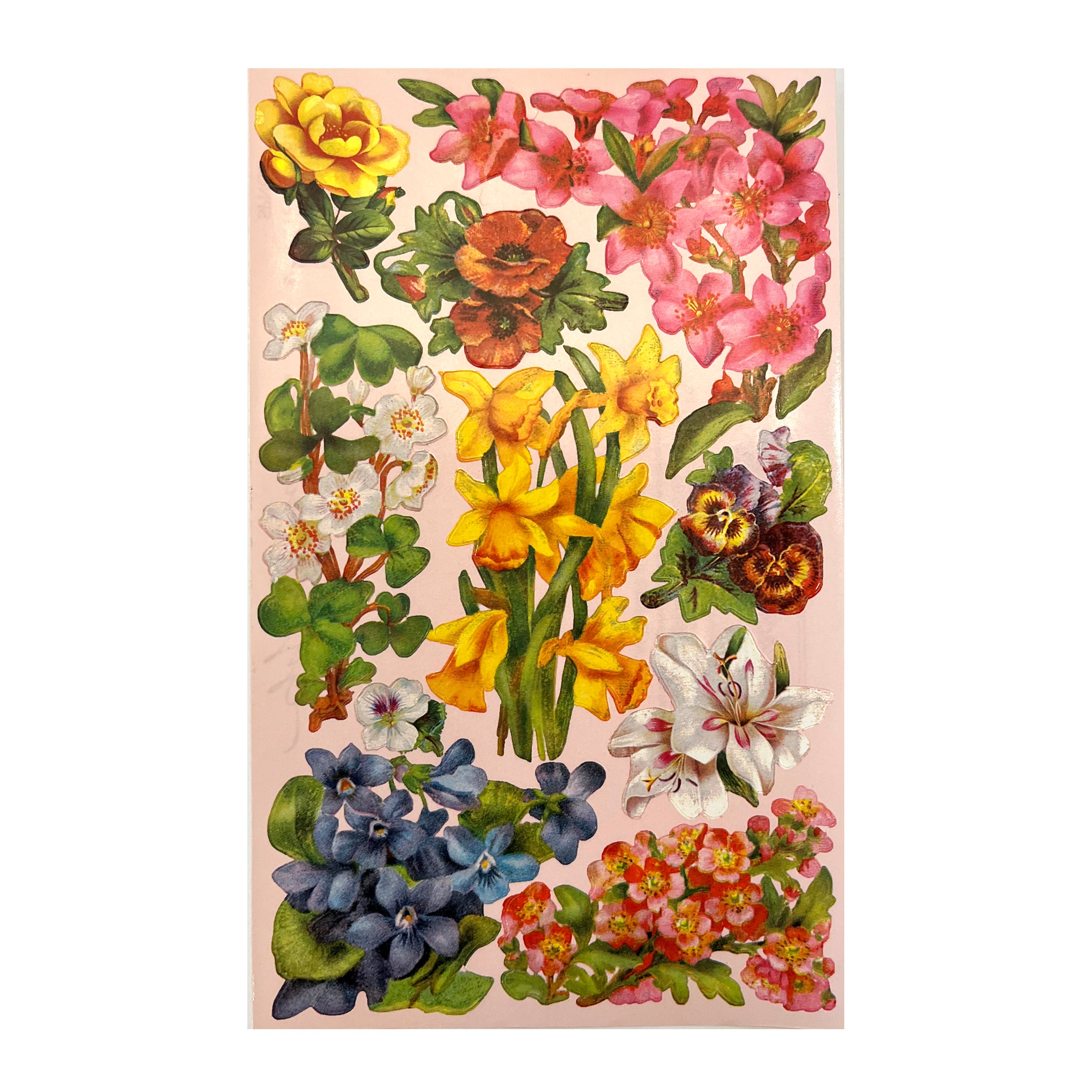 Crystal Flowers - Sticker Sheet – DewyStudios