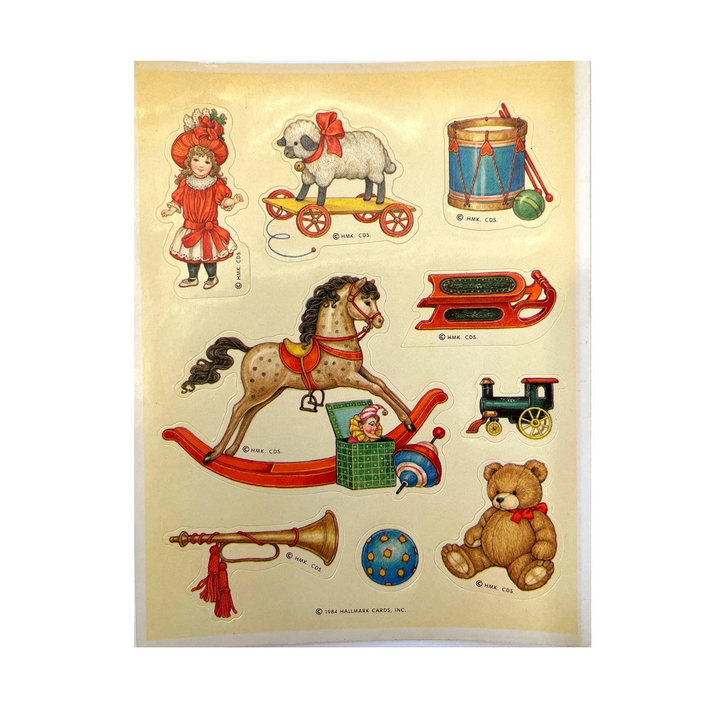 Hallmark: Vintage Toys Stickers