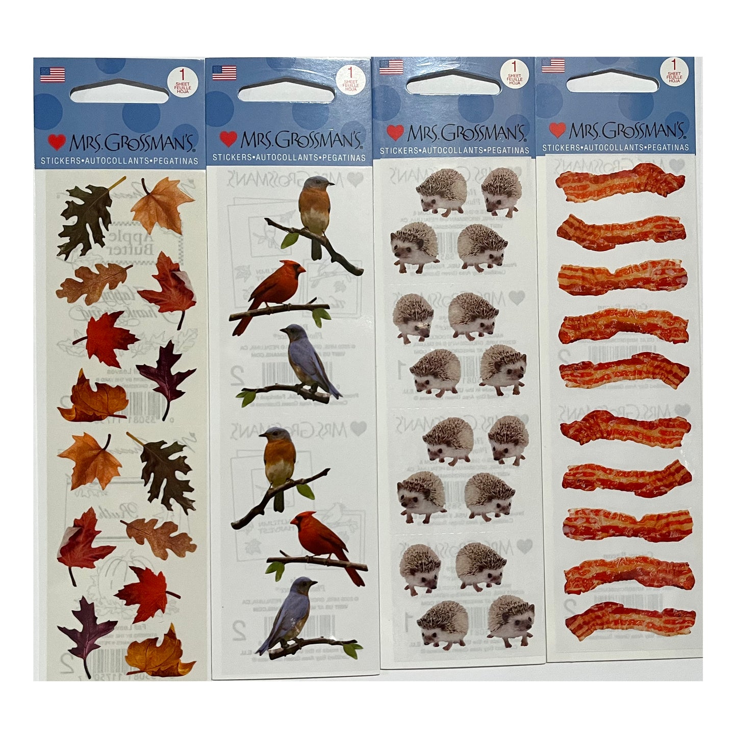 Mrs. Grossman's Fall favorites Sticker Strips - New in Package
