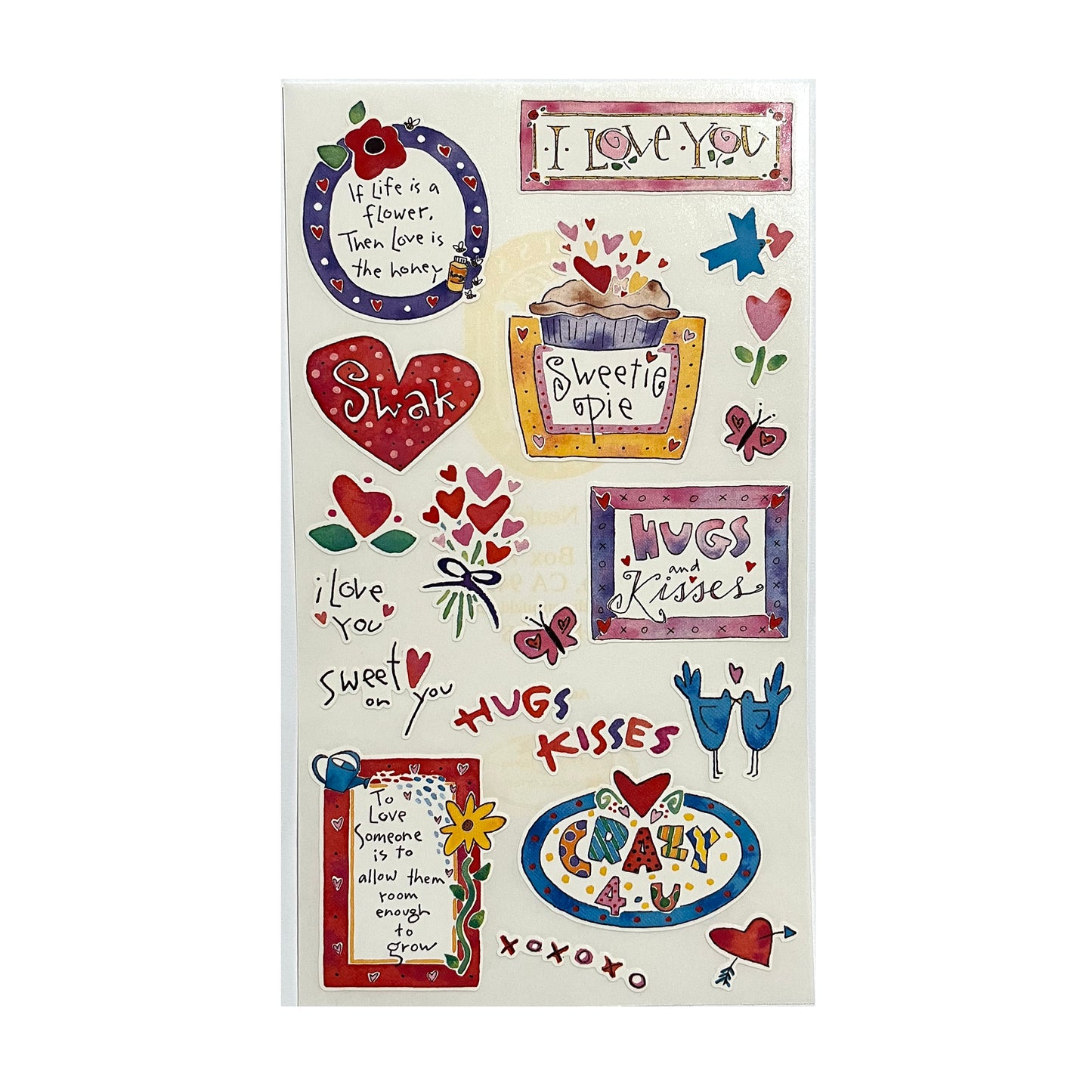 Jone Hallmark Sayings Stickers