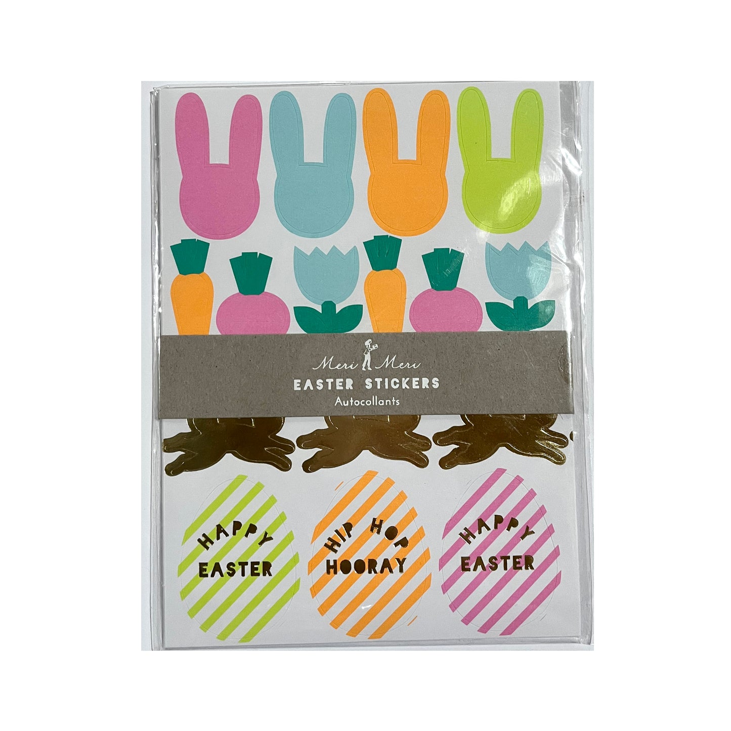 Meri Meri Bunny Stickers - 10 sheets NEW!
