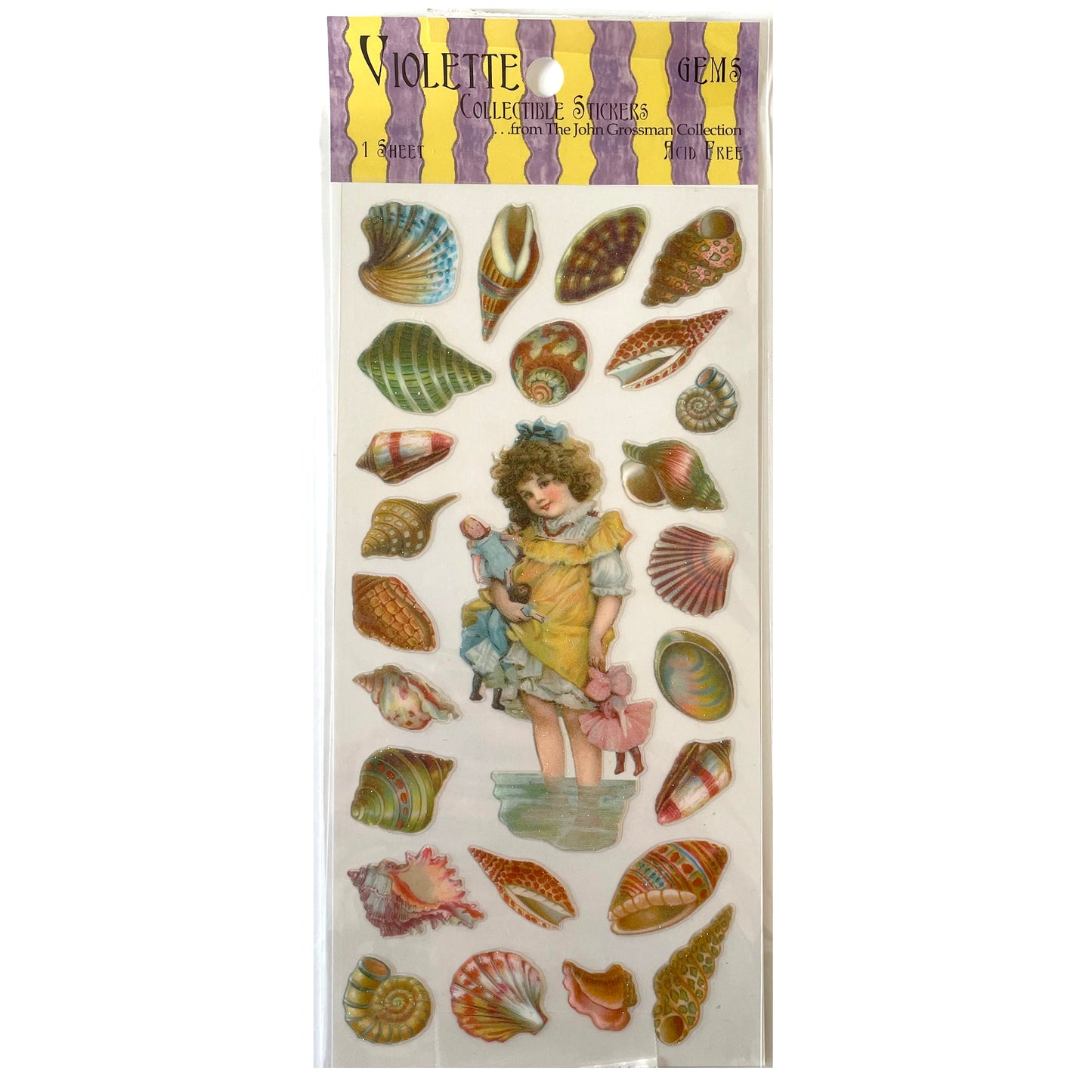 Violette: GEMS Seashell Stickers