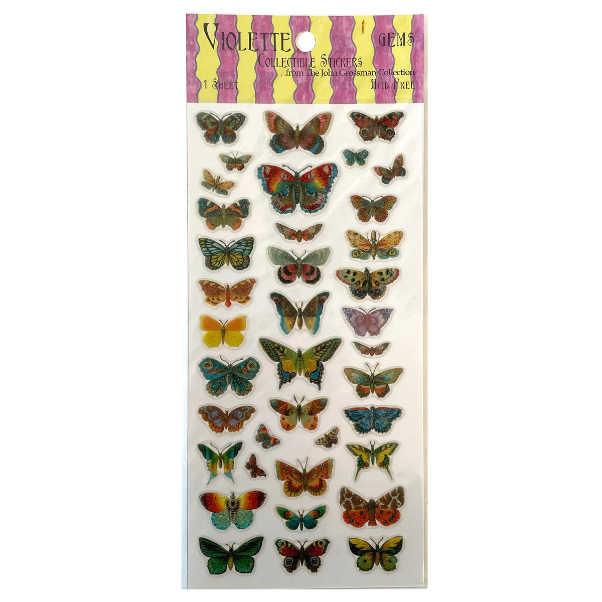 Violette: GEMS Butterfly Stickers
