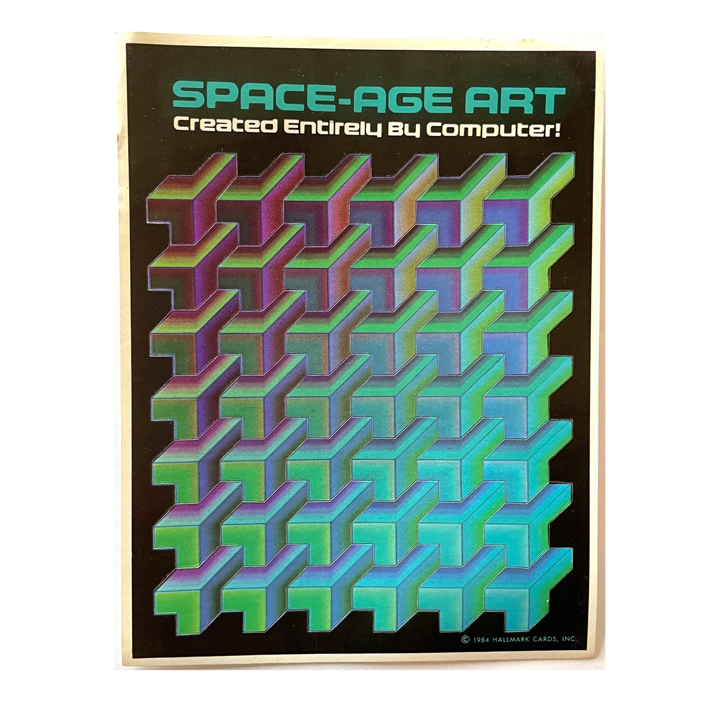 HALLMARK: 3D Space Age Art Stickers