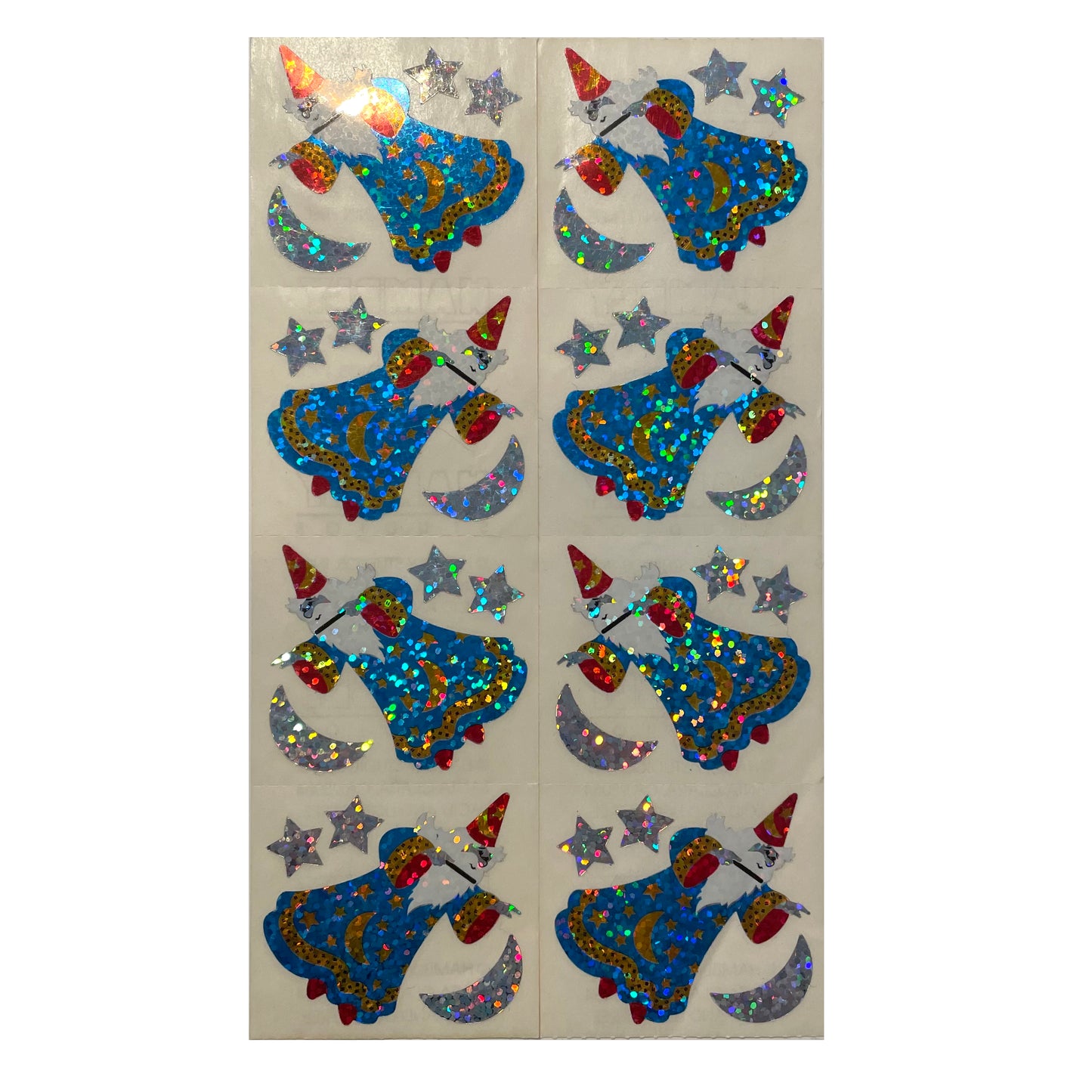 HAMBLY: Magical Wizard glitter stickers *RARE*