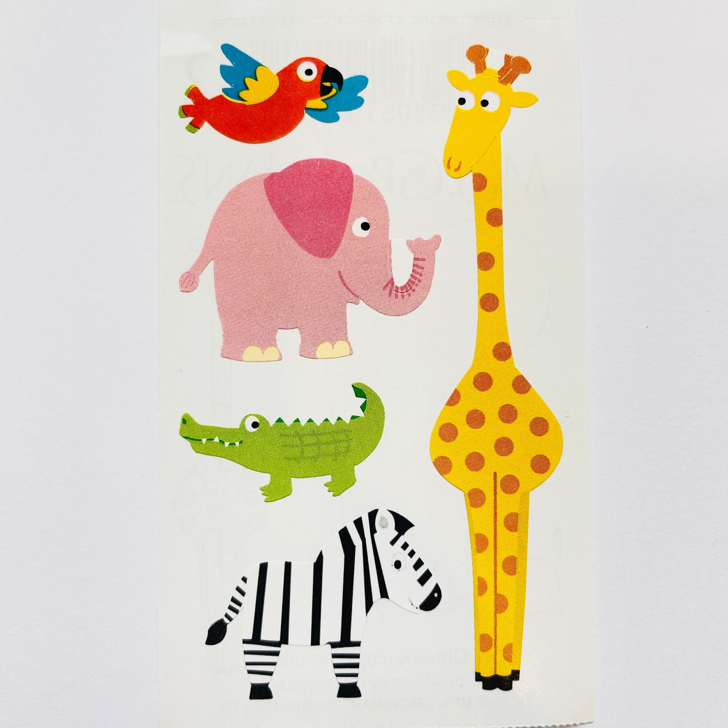 Mrs. Grossman's: Chubby Zoo Animals Stickers