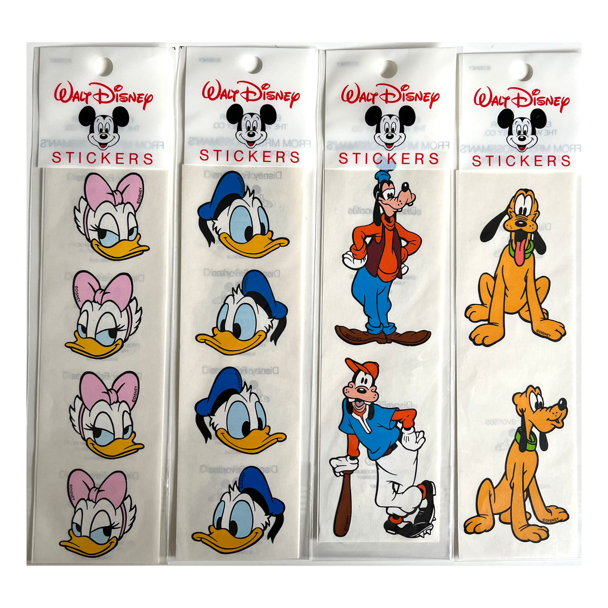 Disney Rectangle Sticker Disney Strip Stickers - Disney Friends - NIP – Sticker Stash Outlet