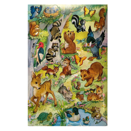 Animal Forest Friends Stickers - 2 Sheets