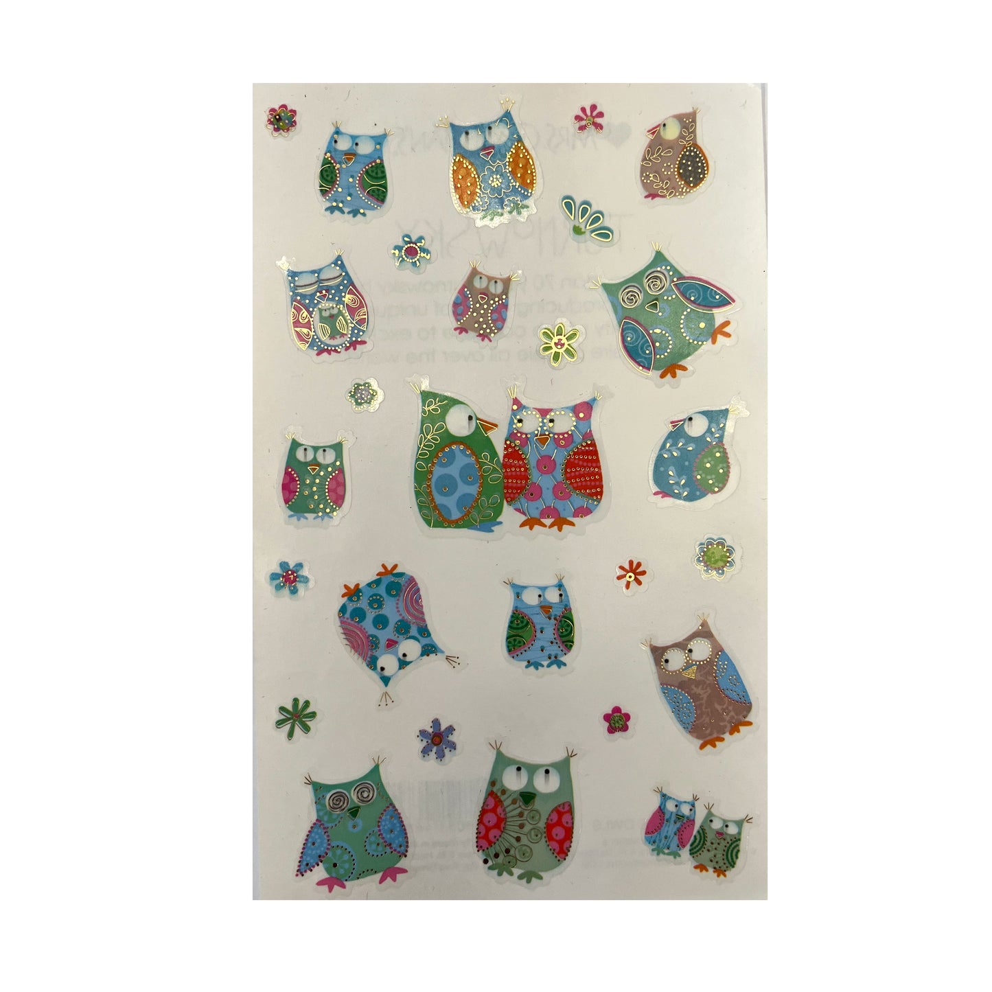 Mrs. Grossman's: Turnowsky Owl Stickers