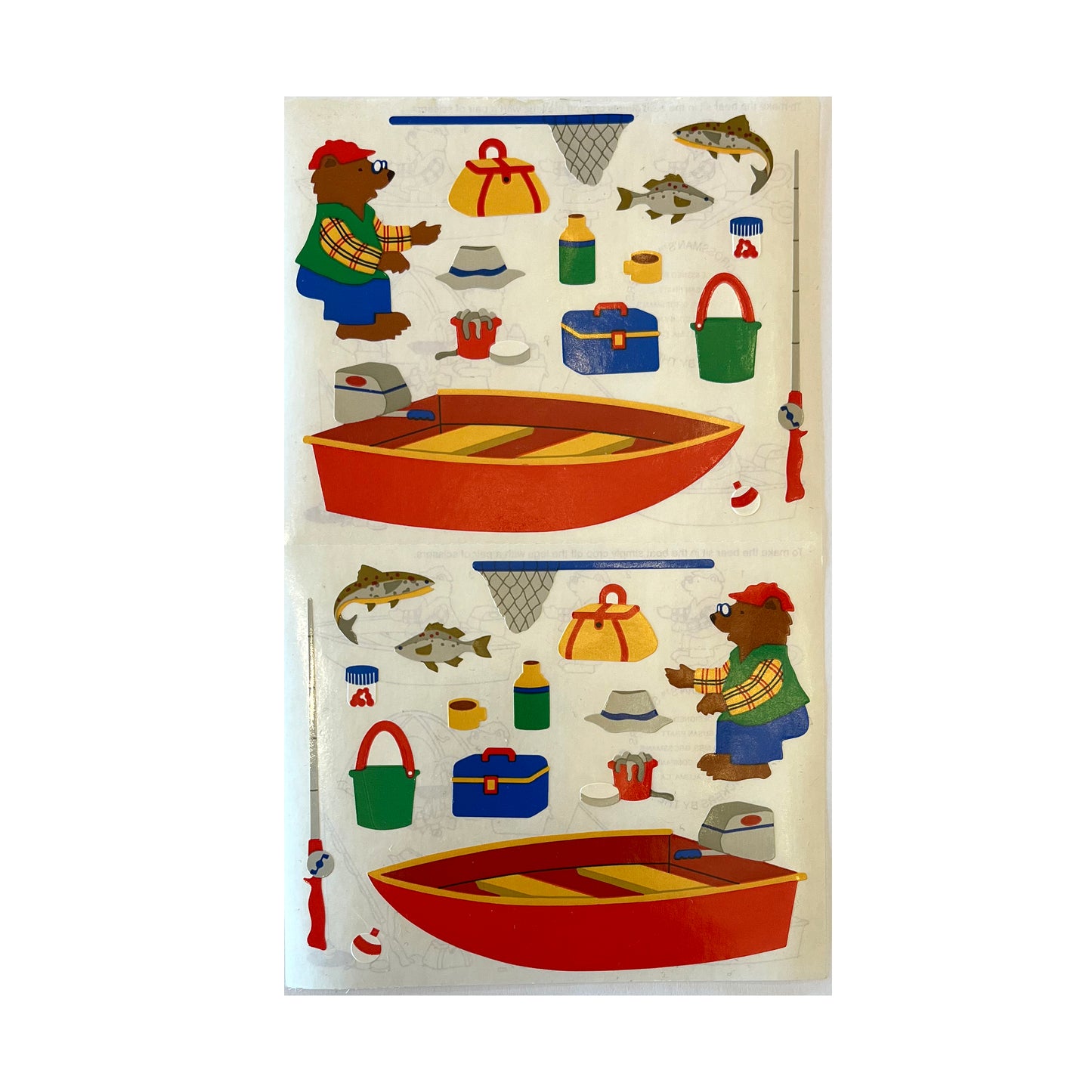 Mrs. Grossman's: Bernstein Bears Fishing Stickers