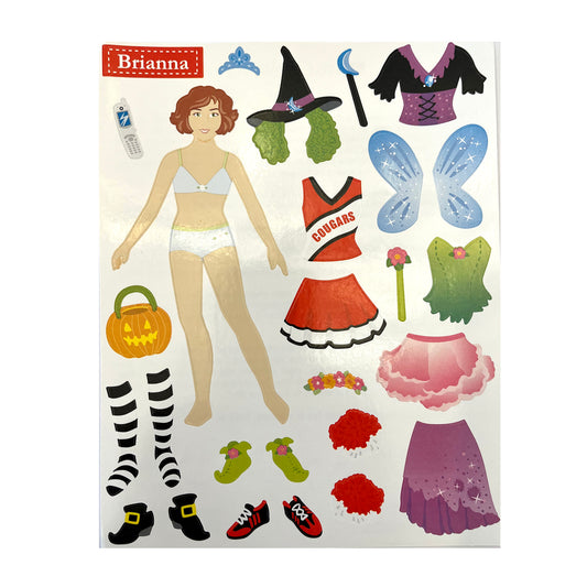 Mrs. Grossman's Paper Doll Stickers : Halloween Brianna