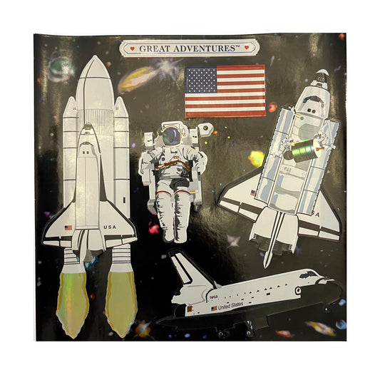 Mrs. Grossman's Great Adventure NASA Metallic Space Stickers