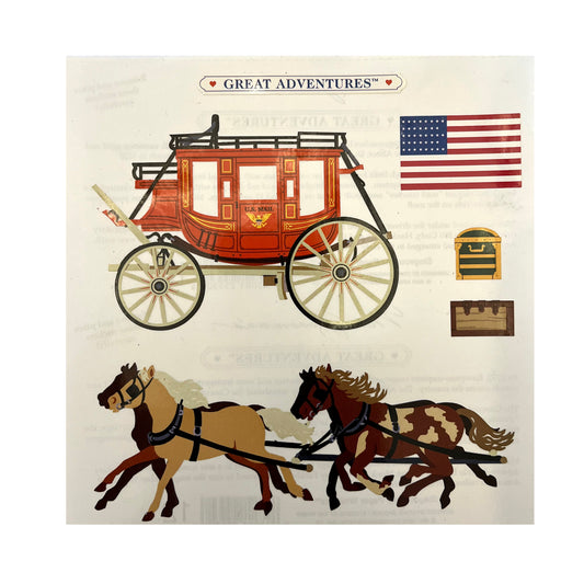 Mrs. Grossman's Great Adventure Stagecoach Stickers