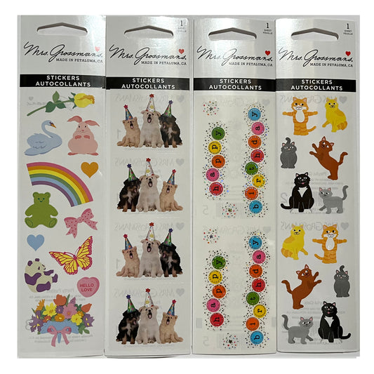 Mrs. Grossman's Happy Party Sticker Strips - New in Package