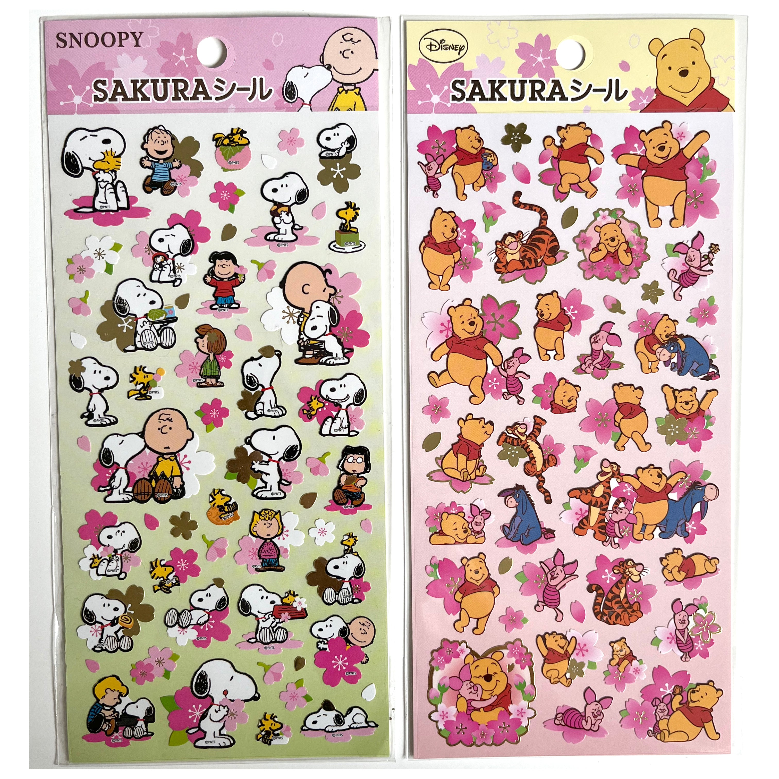 Sakura Mini Disney Sakura Mini Snoopy or Winnie the Pooh – Sticker Stash Outlet