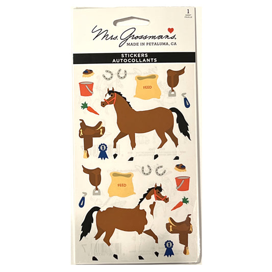 Mrs Grossman's Horse Stickers *NEW in Package*