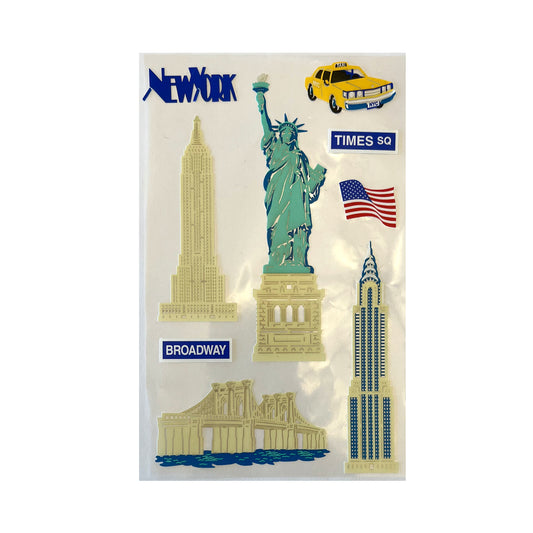 New York Travel Sticker Sheet