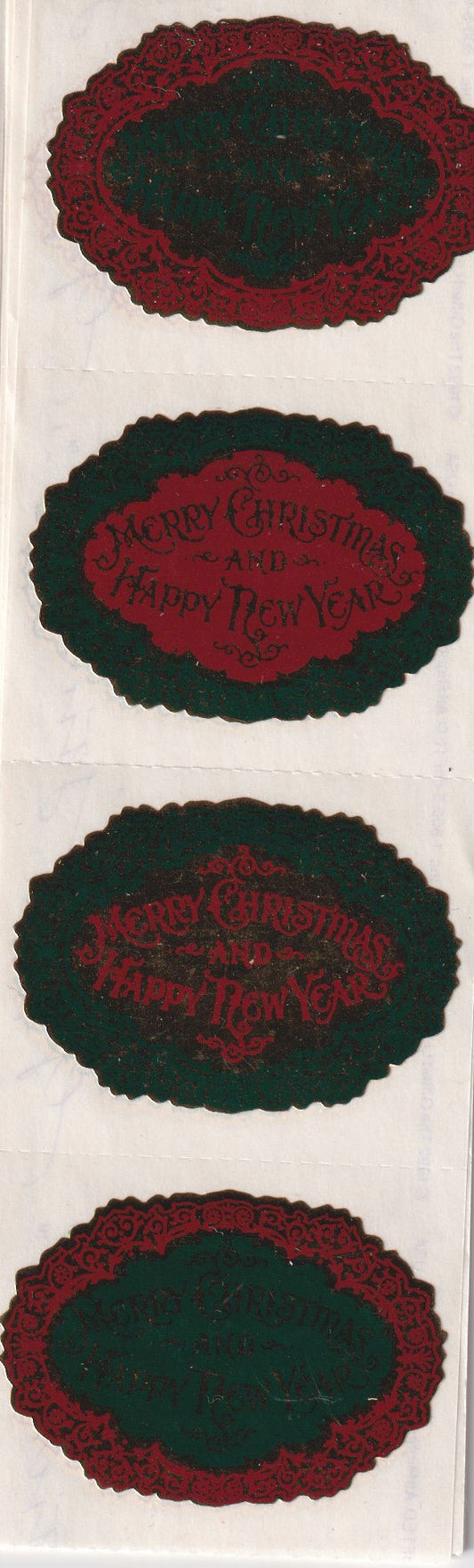 GIFTED LINE: Strips - Foil Christmas Greetings