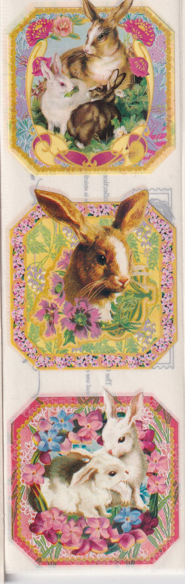 GIFTED LINE: Strips - Easter Bunny Medalions