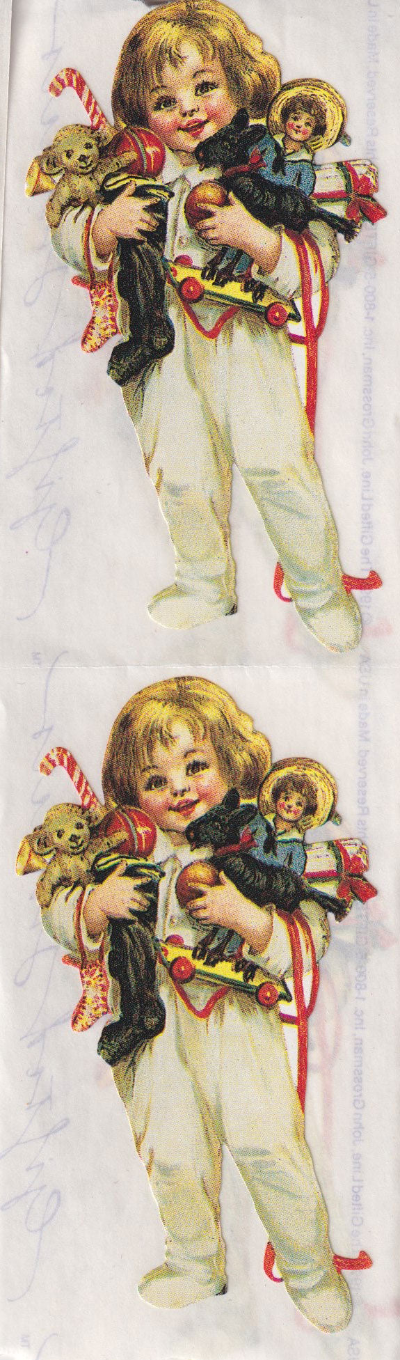 GIFTED LINE: Strips - Child with Toys Christmas