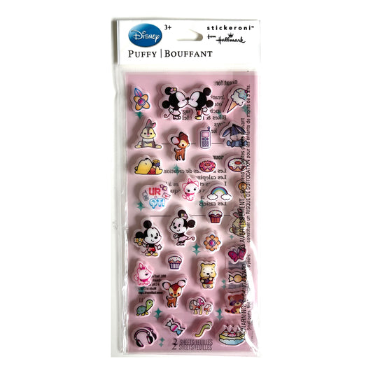 Disney Hallmark - Baby Disney Friends Mini Puffy Stickers NEW!