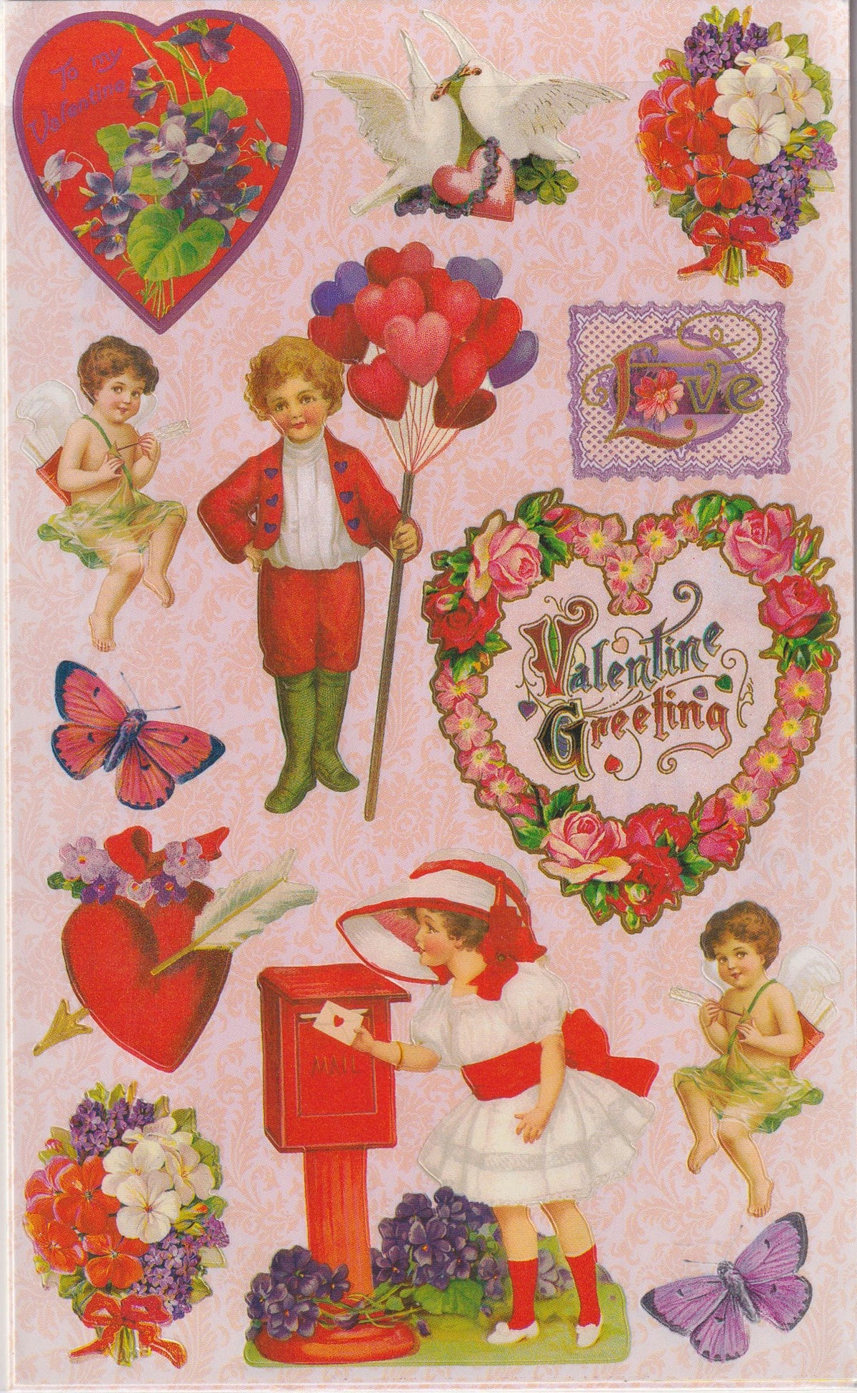 GIFTED LINE: Valentine Greetings Doves