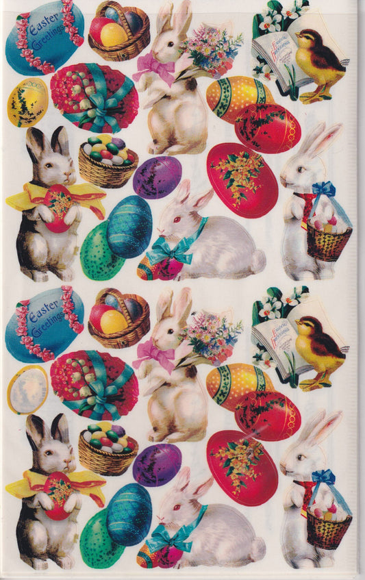 GIFTED LINE: Victorian Easter Bunny Painted Eggs