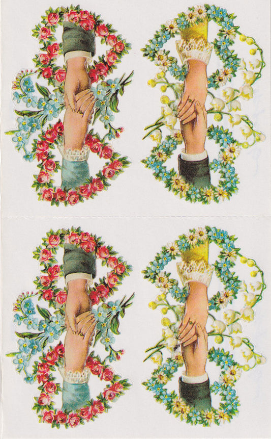 GIFTED LINE: Detailed Victorian Hands and Hearts