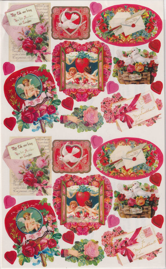 GIFTED LINE: Victorian heart Valentines Day