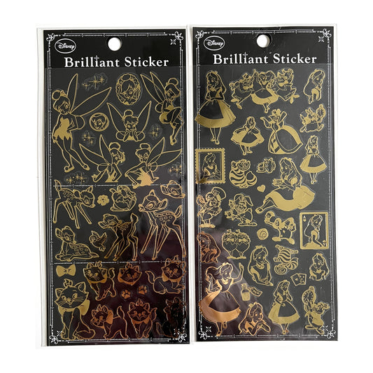 Disney Gold Foil Alice and Tinkerbell