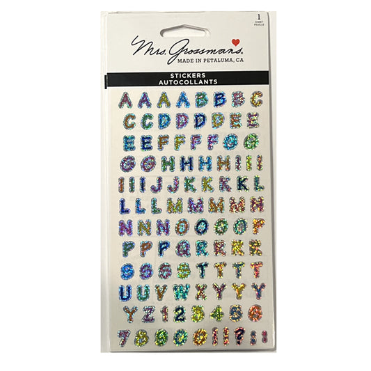 Mrs. Grossman's Sparkly ABC's * NEW in Package *