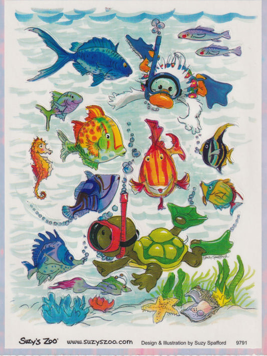 Suzy's Zoo Irridescent Underwater Sea
