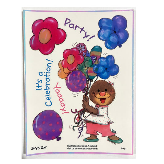 Susy's Zoo Party Stickers