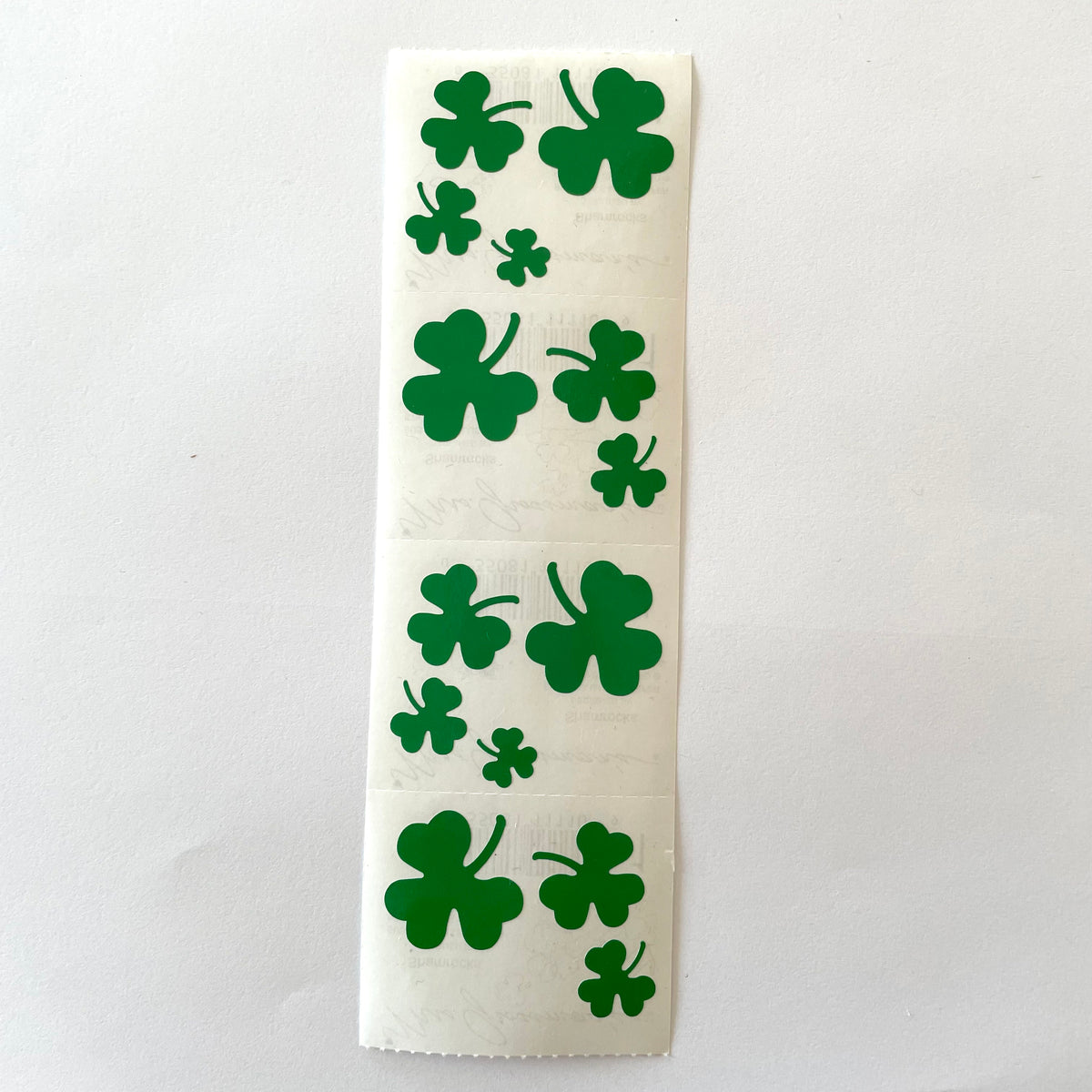 Shamrock Sticker Boston Mrs. Grossman's: St. Patrick's Day Shamrock Stickers – Sticker Stash Outlet