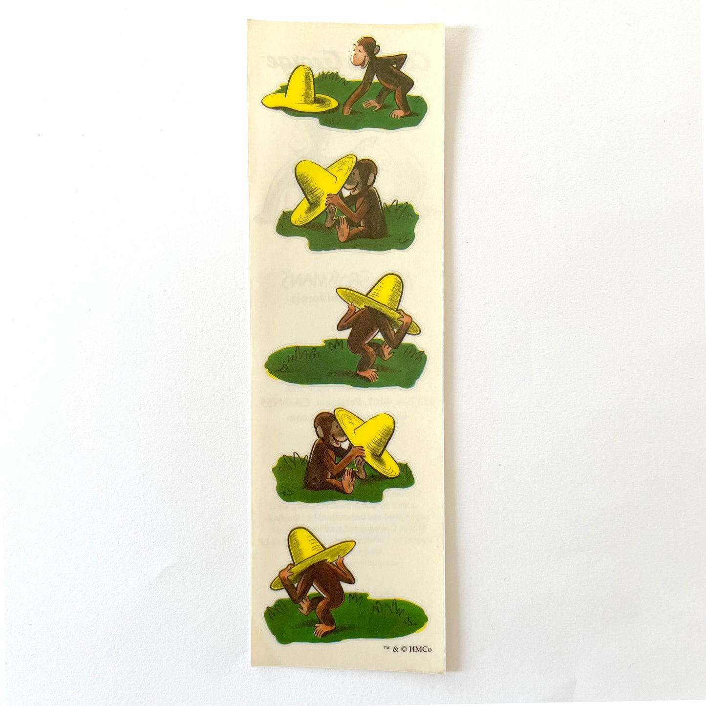 Mrs. Grossman's: Curious George Yellow Hat Stickers