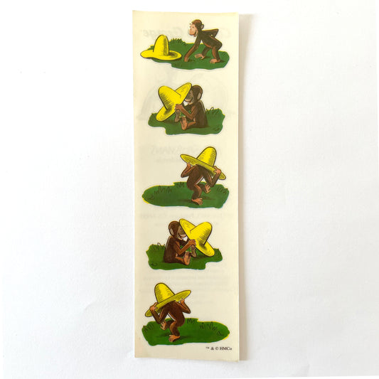 Mrs. Grossman's: Curious George Yellow Hat Stickers