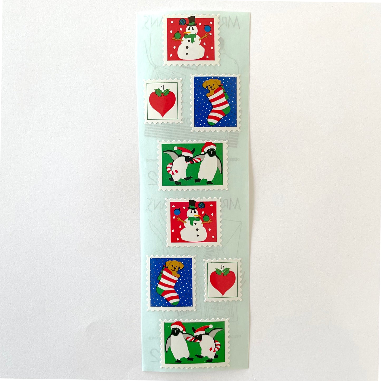 Mrs. Grossman's: Christmas Stamps Stickers
