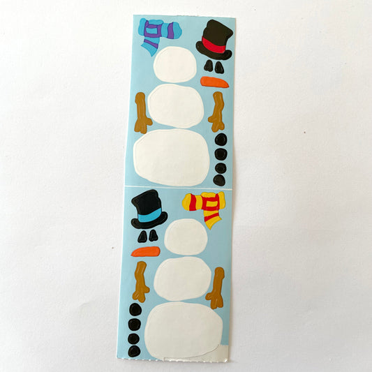 Mrs. Grossman's: Build a Snowmen Stickers