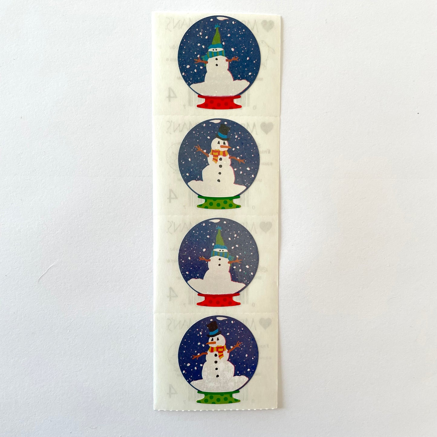 Mrs. Grossman's: Christmas Scene One Frosty Snowglobe Stickers