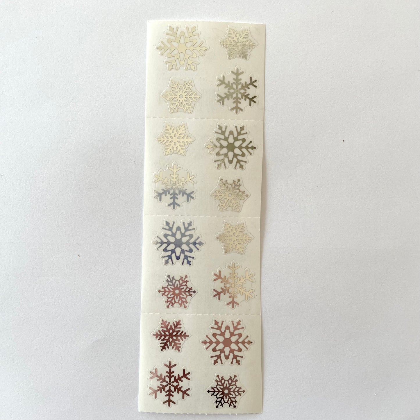 Mrs. Grossman's: Silver Snowflake Stickers