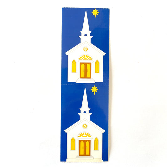 Mrs. Grossman's: Blue Church Stickers