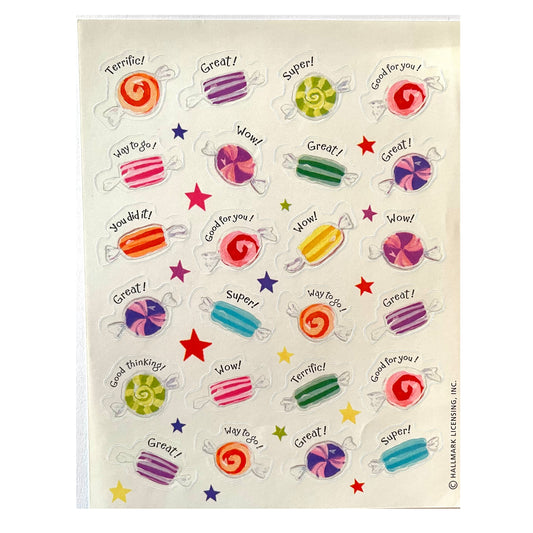 HALLMARK: Candy Teacher Reward Stickers