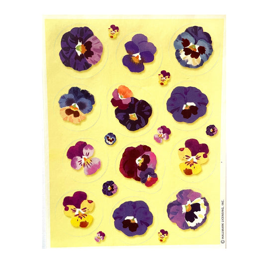 HALLMARK: Viola Flower Stickers