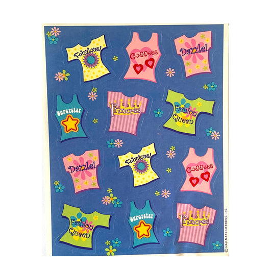 HALLMARK: T-Shirt Stickers