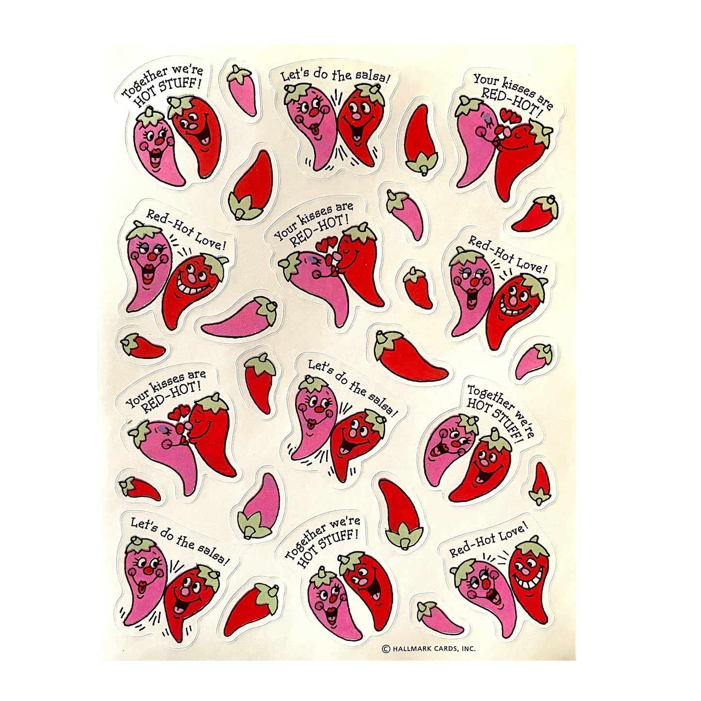 HALLMARK: Chili Pepper Stickers