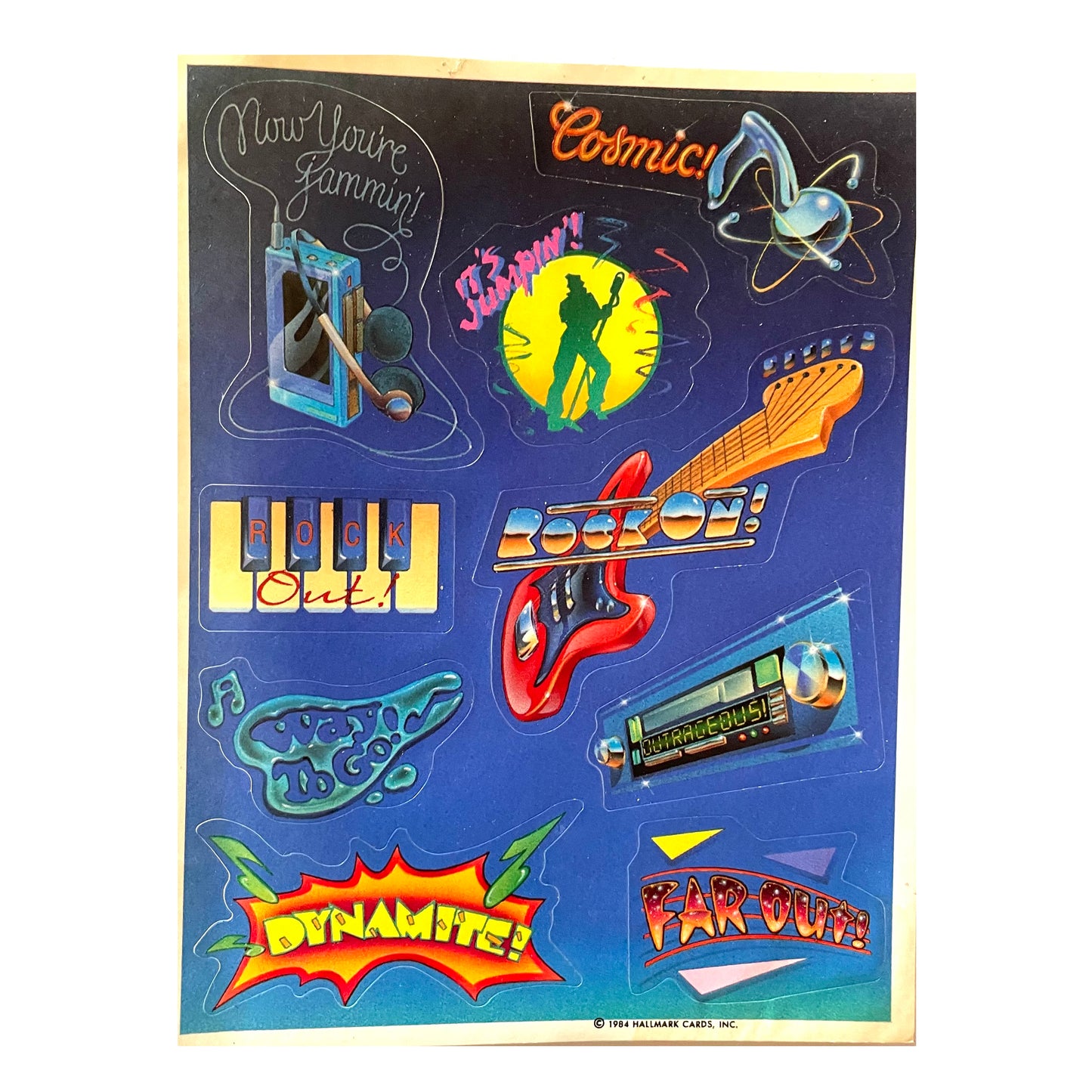 HALLMARK: 80's Rock Stickers