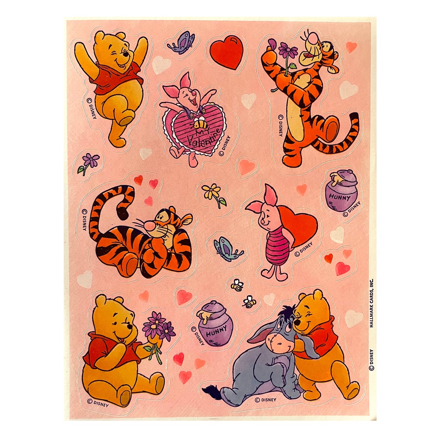 HALLMARK: Winnie the Pooh Valentine's Celebration Stickers