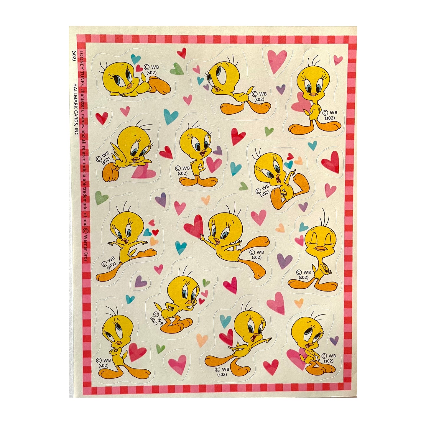 HALLMARK: Tweety Bird Valentine's Stickers