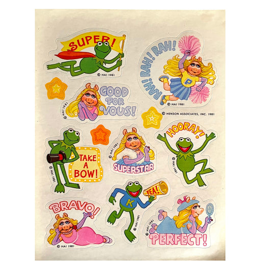 HALLMARK: Muppets Teacher Reward Stickers