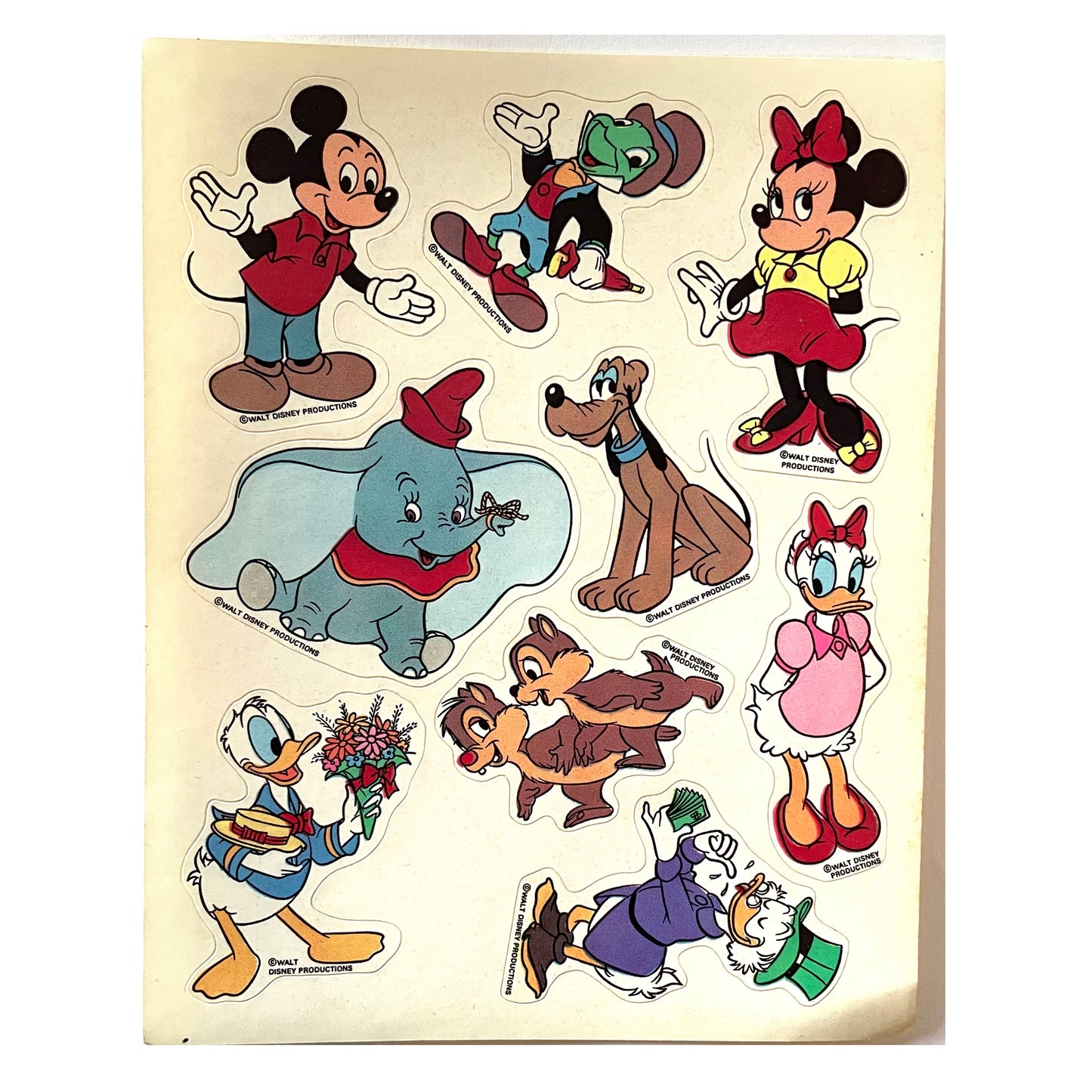 HALLMARK: Vintage Mickey and Friends Stickers